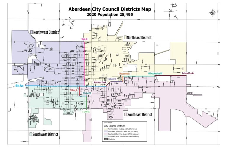 Aberdeen District Map 2020