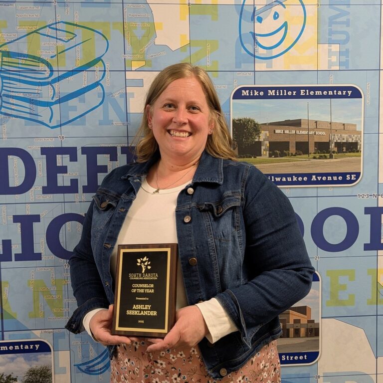 Ashely Seeklander is the 2025 South Dakota Counselor of the Year. Courtesy photo.