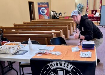 Lucas Keahey is a physician's assistant with Avera St. Luke's who volunteers forMidwest Street Medicine in Aberdeen. Courtesy photo.