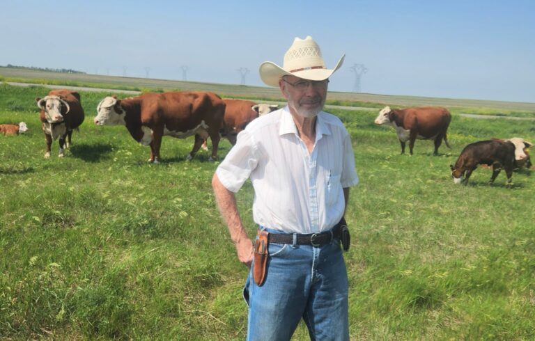 Rick Rausch of Onaka has seen an increasing demand for grass-fed beef from consumers looking for an alternative to corn-finished beef. Courtesy photo.