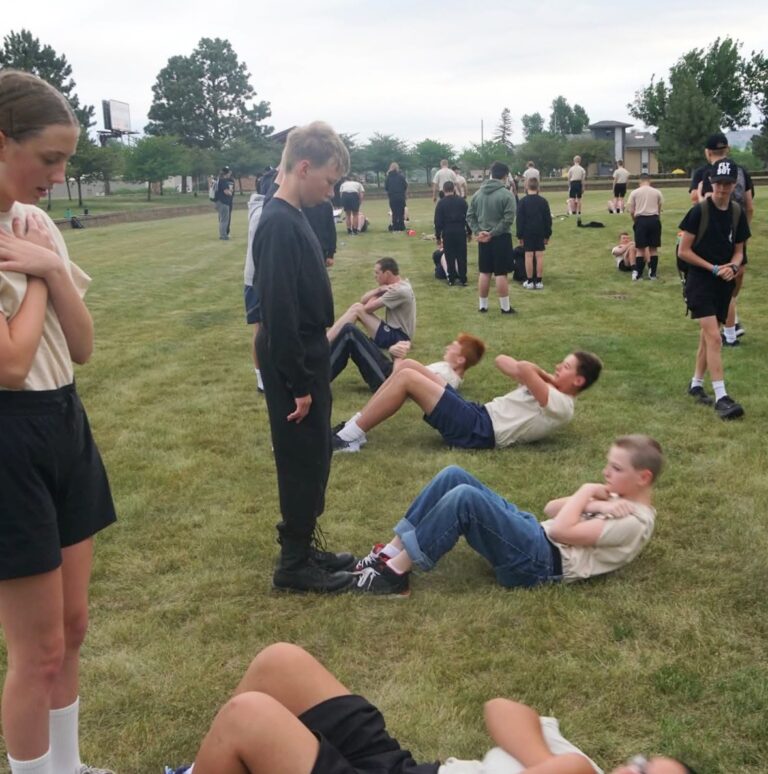 Aberdeen cadets from the newest Civil Air Patrol squadron in South Dakota participated in the summer encampment at Camp Rapid, which started June 21 in Rapid City. Courtesy photo.