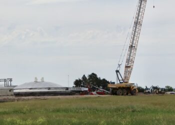 The value of a building permit to improve and expand Aberdeen's wastewater reclamation plant is $85 million, pushing the total valuation of the 559 permits issued by the city to more than $111 million through June. Aberdeen Insider photo by Scott Waltman.