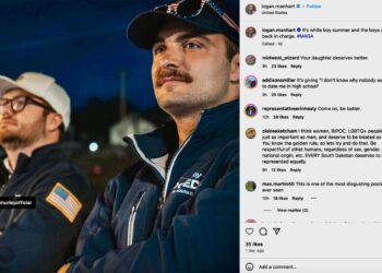 State Rep. Logan Manhart's "wide boy summer" Instagram post has resulted in considerable blowback. He made the post on Instagram during the Independence Day weekend.