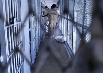 A recent tour of the South Dakota men's prison in Sioux Falls gave media members a look at conditions in the penitentiary. Photo courtesy of the South Dakota Department of Corrections.