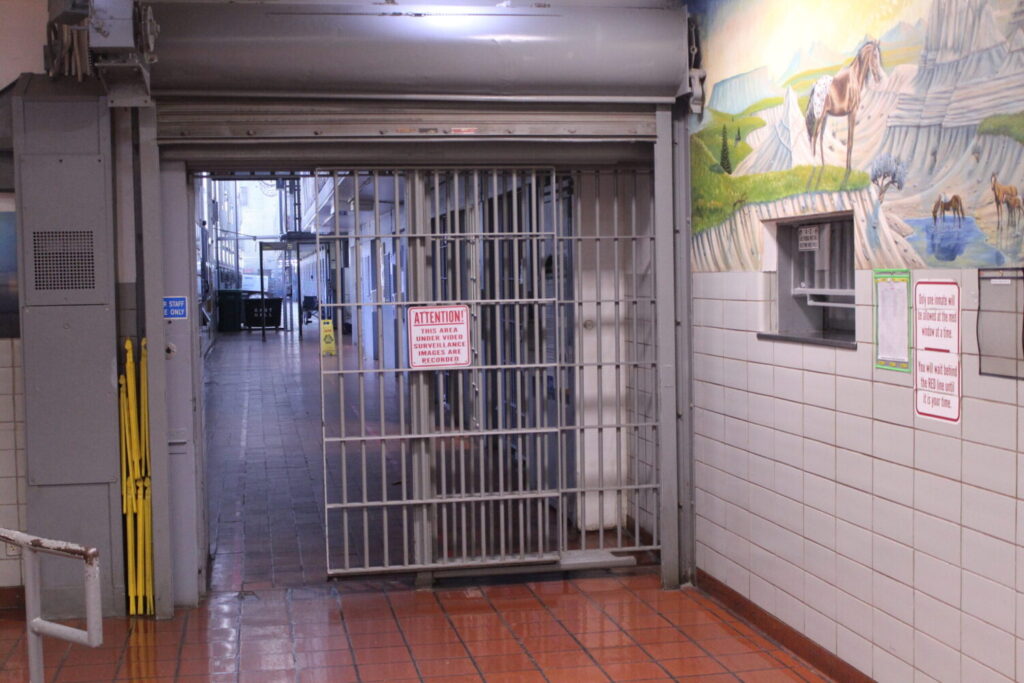 The entrance to the South Dakota State Penitentiary’s East Hall. Photo courtesy of South Dakota Department of Corrections.