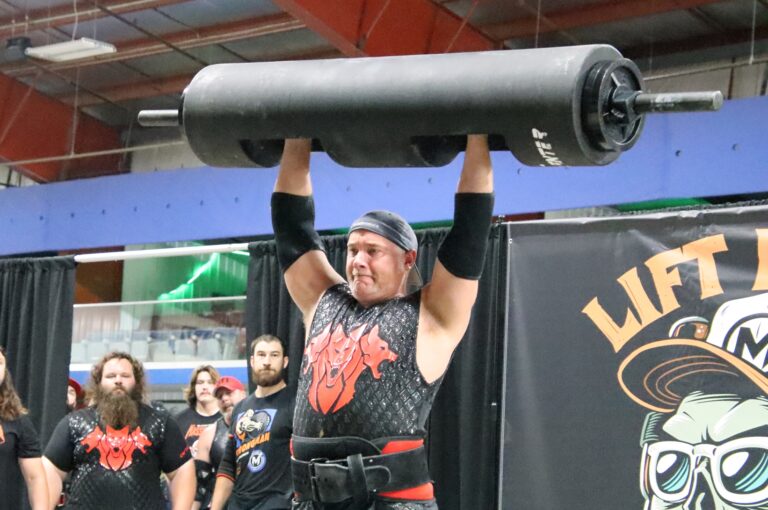 The 2025 Massenomics Lift Hard, Live Easy powerlifting and strongman event is set for Saturday, July 19 at the Best Western Ramkota in Aberdeen. Aberdeen Insider file photo by Robb Garofalo.