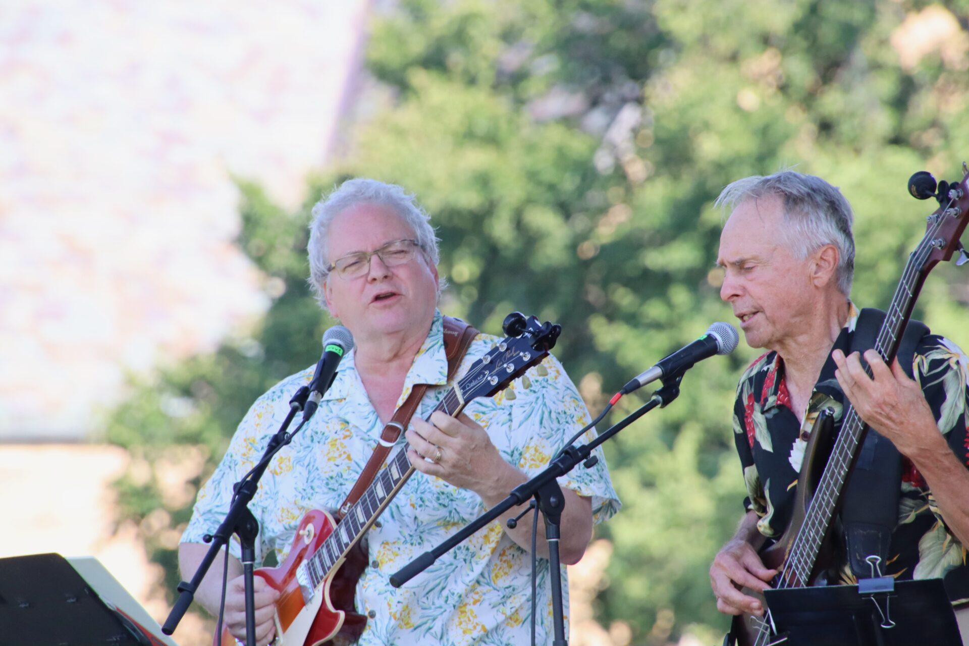 The Retrorockets were one of several featured bands on Saturday, July 26 during the Pauer of Sound Music Festival. Aberdeen Insider photo by Elisa Sand.