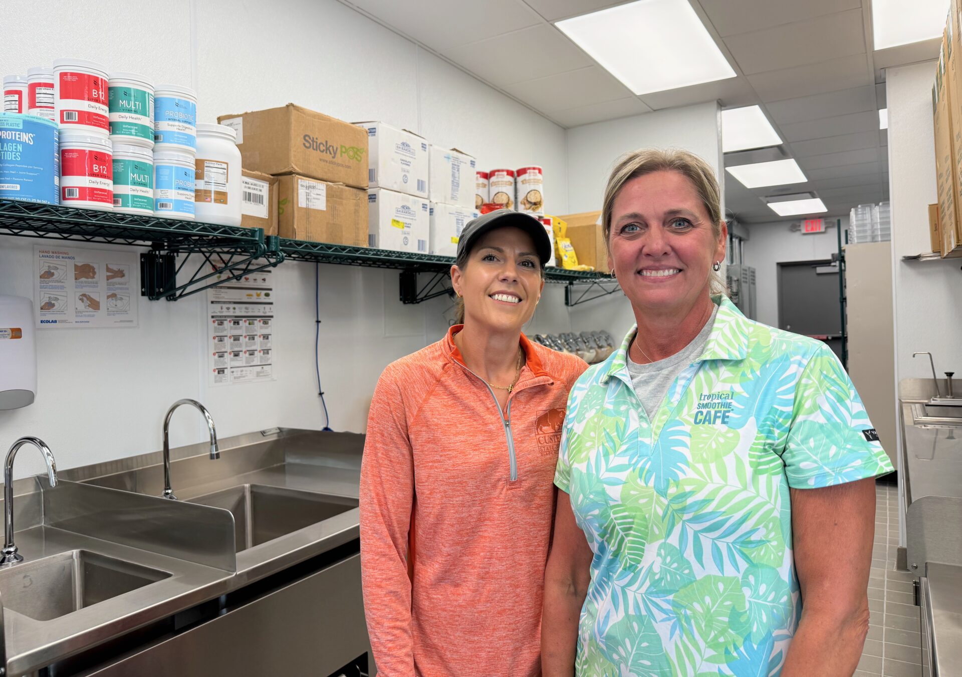 Tropical Smoothie Cafe to open in Aberdeen Aug. 4, grand opening set for Aug. 9 1 Angie Yahne, left, and Ann Park, co-owners of Tropical Smoothie in Aberdeen are set to open their newest cafe Aug. 4 in Aberdeen. Aberdeen Insider photo by Elisa Sand.
