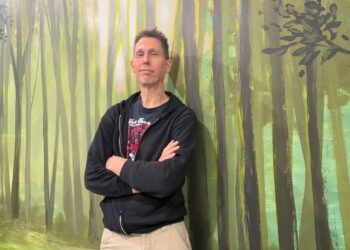 Dan Cleberg has scheduled a showing of "Quadman," an hourlong film created about five years after the Red Rooster Coffee House opened, for Saturday, Aug. 9 at the Red Rooster. This is the movie's 25th anniversary. Aberdeen Insider photo by Elisa Sand.