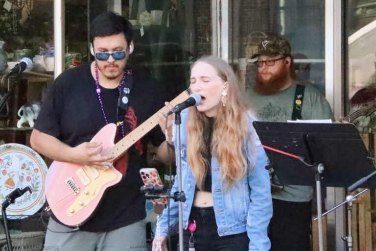 The Lost Bears were one of several groups that provided entertainment during the Sunday, Aug. 3 Fallout Art and Music Festival on Main Street. Aberdeen Insider photo by Elisa Sand.