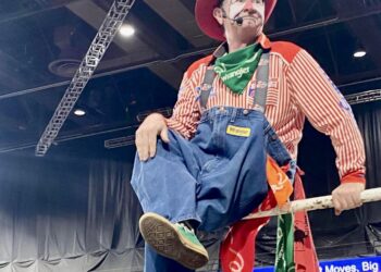 Gizmo McCracken was a rodeo bullfighter when he was younger, but now does mostly comedy. He will perform during the Dacotah Bank Stampede rodeo on Monday, Aug. 11 and Tuesday, Aug. 12 at the Brown County Fairgrounds. Photo courtesy of Gizmo McCracken.