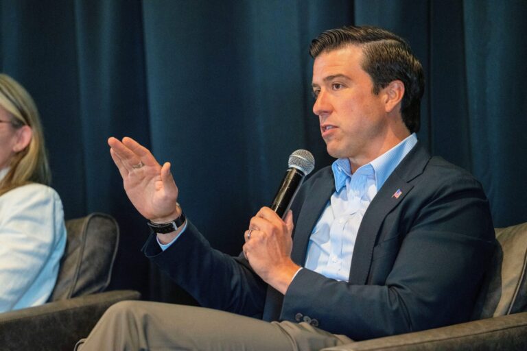 Luke Lindberg, founder and former CEO of South Dakota Trade and current USDA Under Secretary for Trade and Foreign Agricultural Affairs, encouraged producers to go on trade missions and host incoming trade missions in an effort to develop crucial trade relationships. Courtesy photo.