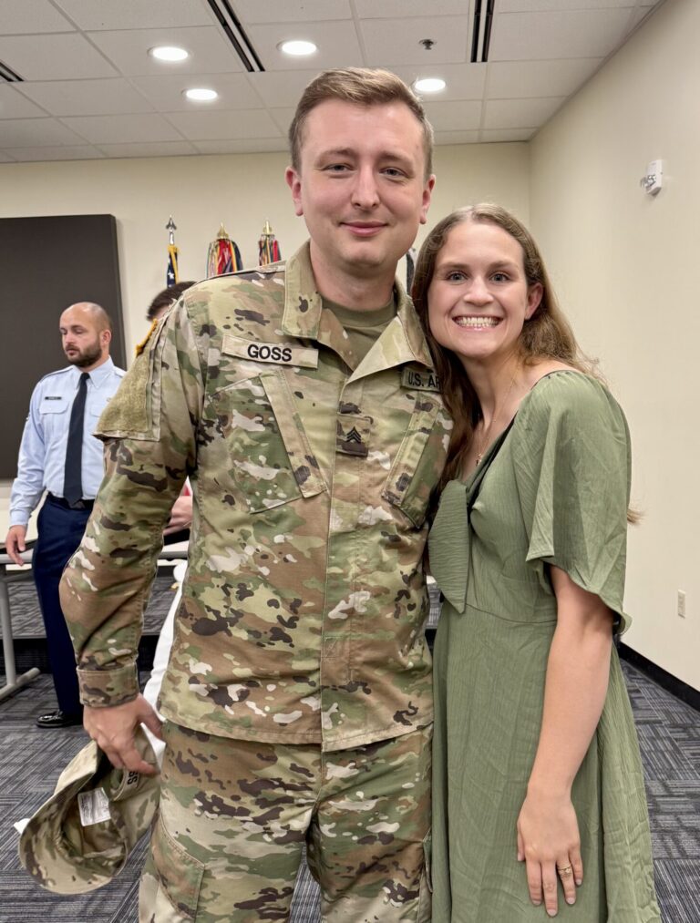 Guest columnist Austin Goss with his wife, Katie.