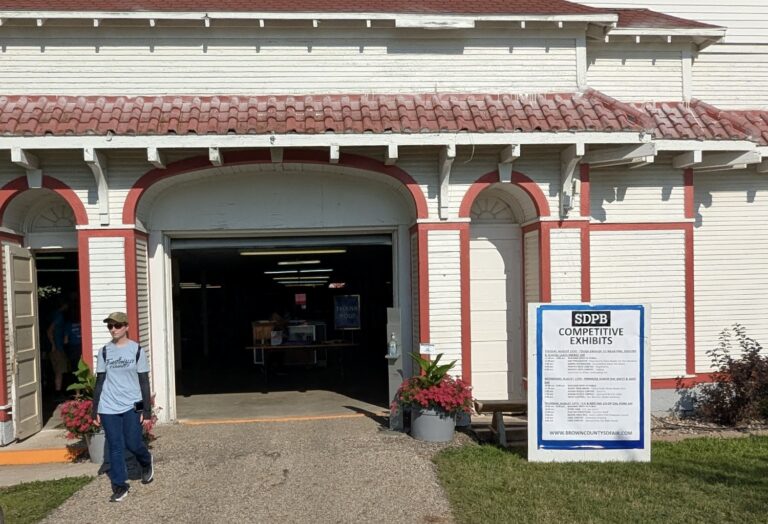Many Brown County Fair and 4-H officials want to build a new 4-H building on the site of the current Competitive Exhibits Building. Aberdeen Insider photo by Scott Waltman.