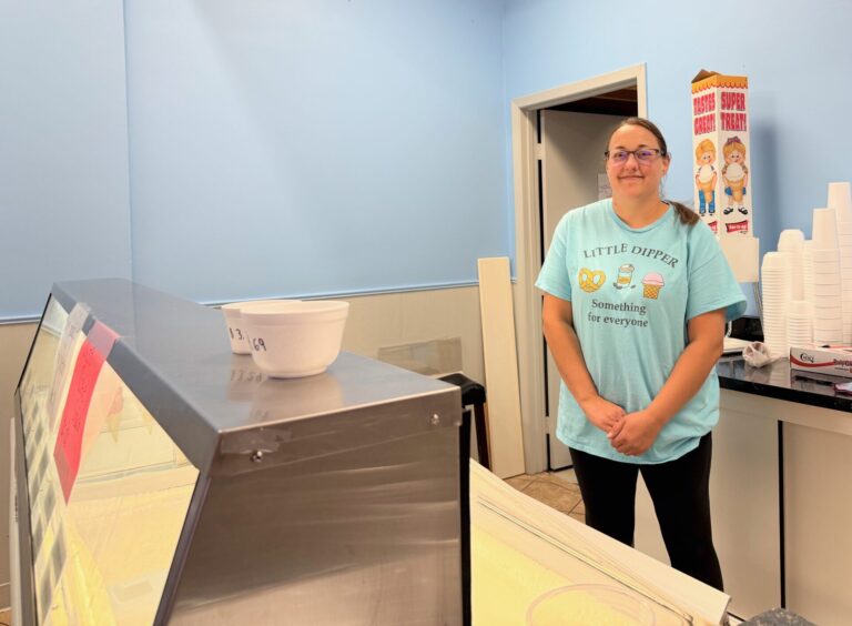 Kellye Jensen is one of four owners of the Little Dipper at Uptown Aberdeen. Others include her husband Tyler and her in-laws Scott and Teresa Jensen. Aberdeen Insider photo by Elisa Sand.