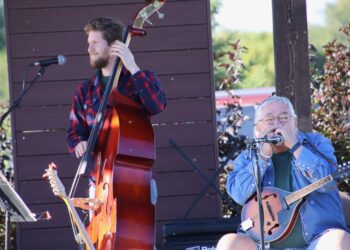 Funky Al and the Gators are one of four groups set to perform at the Kuhnert Arboretum on Saturday, Aug. 30. Members of the band include, left, Joe Burns and Bob Seaton.Aberdeen Insider file photo by Elisa Sand.