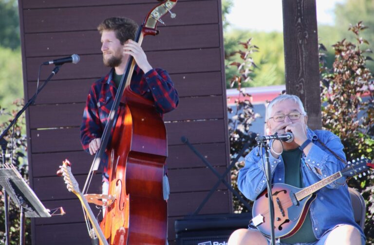 Funky Al and the Gators are one of four groups set to perform at the Kuhnert Arboretum on Saturday, Aug. 30. Members of the band include, left, Joe Burns and Bob Seaton.Aberdeen Insider file photo by Elisa Sand.