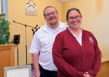 Joseph and Kendra Hixenbaugh are the newest leadership team at The Salvation Army in Aberdeen. Aberdeen Insider photo by Elisa Sand.