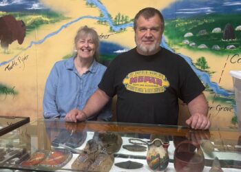 Tonya and Steve Jones are the new curators at the Spink County Museum and have discovered significant mold issues in the building. Aberdeen Insider photo by Shannon Marvel.