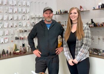 Chad and Ashley Pederson have opened Prismatic Dragon on South Main Street in Aberdeen. The new store is at 719 S. Main St. next door to One-Legged Pheasant. Aberdeen Insider photo by Elisa Sand.
