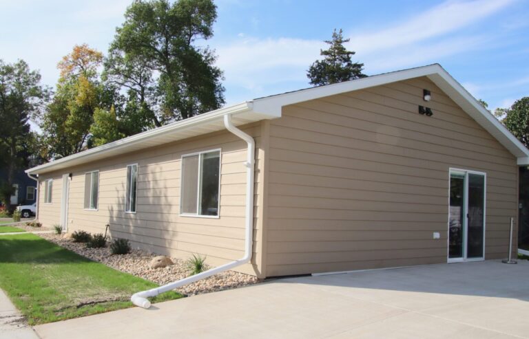 This 1,500 square foot, four-bedroom home was custom built to support three people receiving services through Aspire, a local angency that serves people with cognitive disabilities. Aberdeen Insider photo by Elisa Sand.