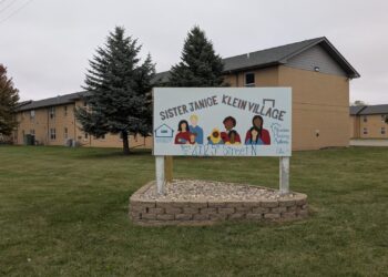 The former Presentation College North Suites are now called Sister Janice Klein Village. The complex includes 36 apartments. Aberdeen Insider photo by Scott Waltman.