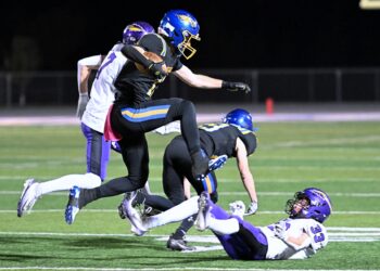 Central High School's Karson Borge will play college football Northern State University. He's a 6-foot-1 wide receiver. Aberdeen Insider file photo by Robb Garofalo.