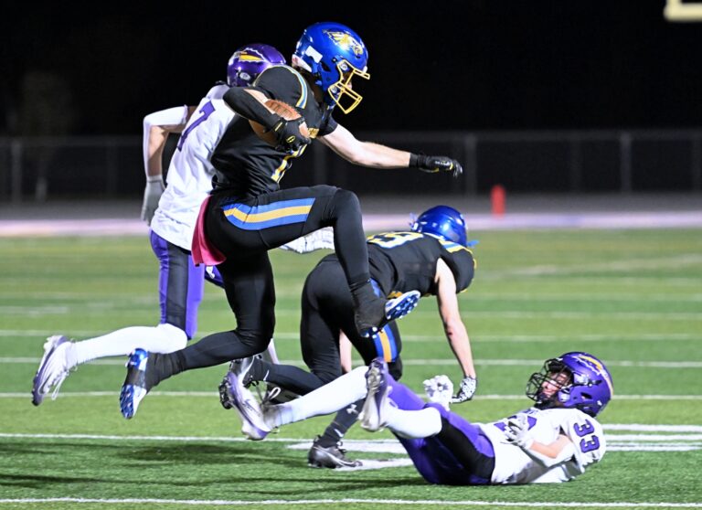Central High School's Karson Borge will play college football Northern State University. He's a 6-foot-1 wide receiver. Aberdeen Insider file photo by Robb Garofalo.