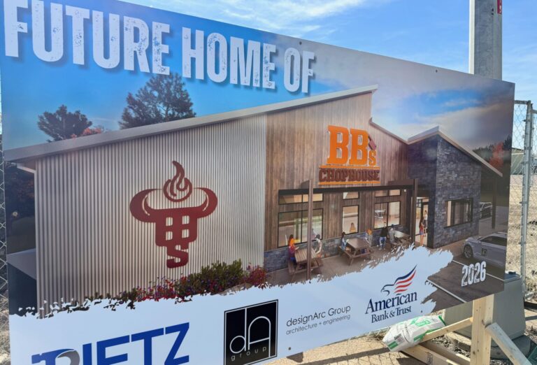 BBs Chophouse is under construction and will be open in late 2026. Aberdeen Insider photo by Troy McQuillen.