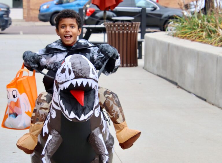 Kids of all ages and costumes of all sorts could be found downtown Aberdeen for trick-or-treating on Friday, Oct. 31. Aberdeen Insider photo by Scott Waltman.
