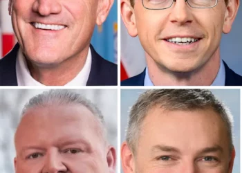 Larry Rhoden, Dusty Johnson, Toby Doeden and Jon Hansen are Republicans who have announced plans to run for governor in 2026.