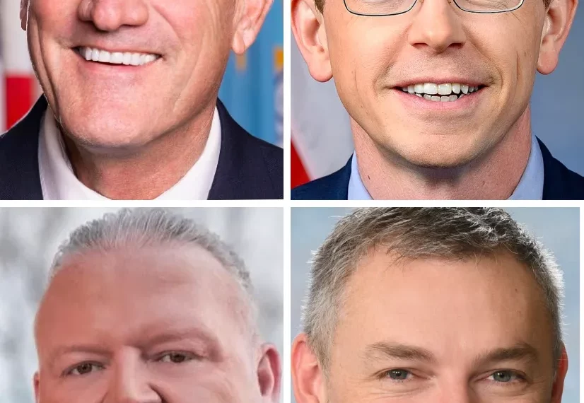 Larry Rhoden, Dusty Johnson, Toby Doeden and Jon Hansen are Republicans who have announced plans to run for governor in 2026.