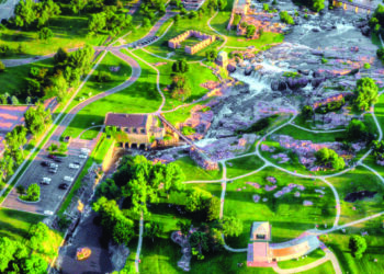 Aberdeen native, environmental journalist Peter Carrels publishes third book 3 Aberdeen native and environmental journalist Peter Carrels recently published a book about the Big Sioux River and the establishment of Falls Park in Sioux Falls. Courtesy photo.