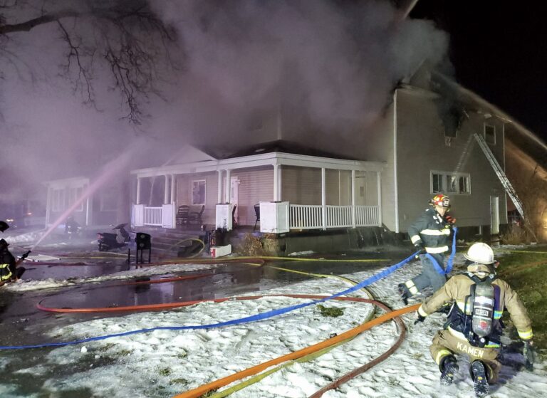 One man and one woman died in a house at 107 Eighth Ave. S.E. in Aberdeen during the early morning hours of Tuesday, Dec. 23. Photo courtesy of Aberdeen Fire & Rescue.