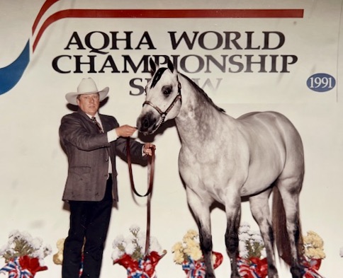 Legacy of Fordham family honored by South Dakota Quarter Horse Association 1 Don Fordham and his stallion Sunsational Shadow at the 1991 American Quarter Horse Association World Championship Show. The Fordham family is being honored for its contributions with the association's 2025 Show Legacy Award. Courtesy photo.
