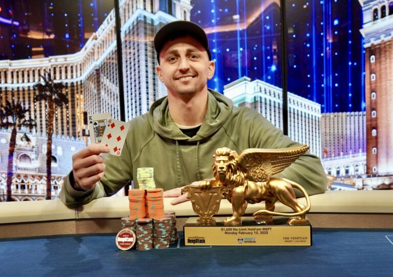 Anthony Scarborough, a Warner area farmer, earned more than $150,000 by winning Poker Bowl IX, a Texas hold 'em event in Las Vegas. Courtesy photo.