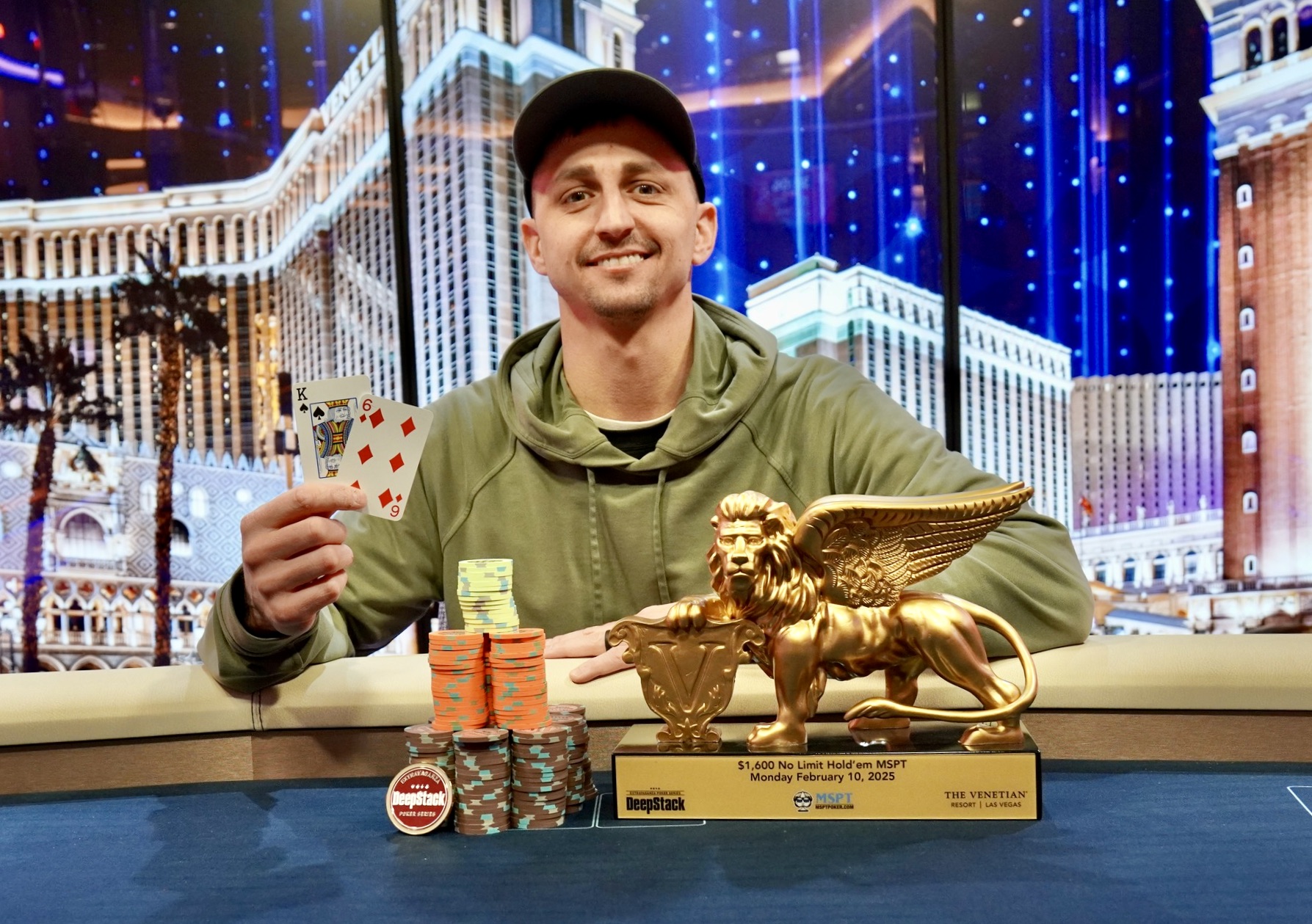 From farm to final table, Brown County man wins Poker Bowl IV in Las Vegas 1 Anthony Scarborough, a Warner area farmer, earned more than $150,000 by winning Poker Bowl IX, a Texas hold 'em event in Las Vegas. Courtesy photo.