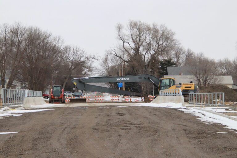 The 10th Avenue Southeast bridge could be open by Friday, Jan. 9 providing the necessary work is completed on pedestrian guardrails this week. Aberdeen Insider photo by Scott Waltman.