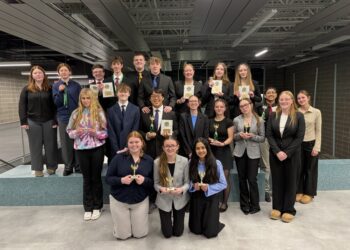 Nine members of the Central High School debate team will compete in the state tournament this weekend in Aberdeen. Courtesy photo.