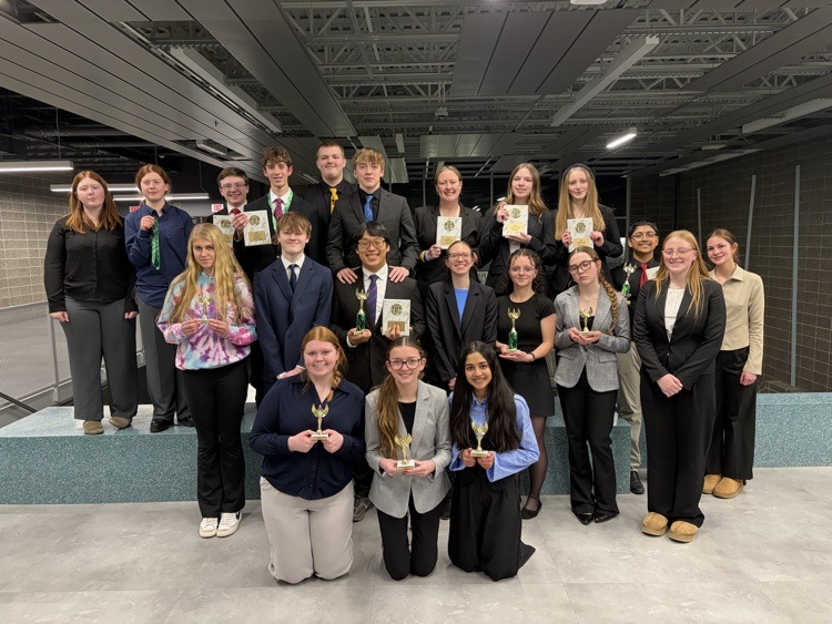 Nine members of the Central High School debate team will compete in the state tournament this weekend in Aberdeen. Courtesy photo.