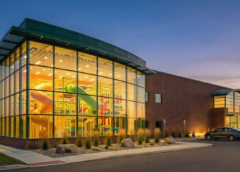 Two walls of windows will showcase a new indoor play area planned for the Aberdeen Family YMCA. A $2.22 million capital campaign is just getting started to add the feature. Photo courtesy of HKG Architects.
