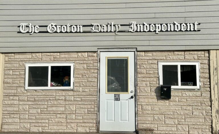 The Groton Independent has been in business for 143 years. Now, publisher Paul Kosel is asking community members to help keep the newspaper cover some expenses. Photo courtesy of Groton Daily Independent.