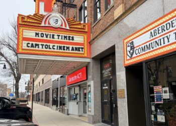 The Aberdeen Community Theater now has a new digital sign to help promote upcoming events and activities. Aberdeen Insider photo by Elisa Sand.