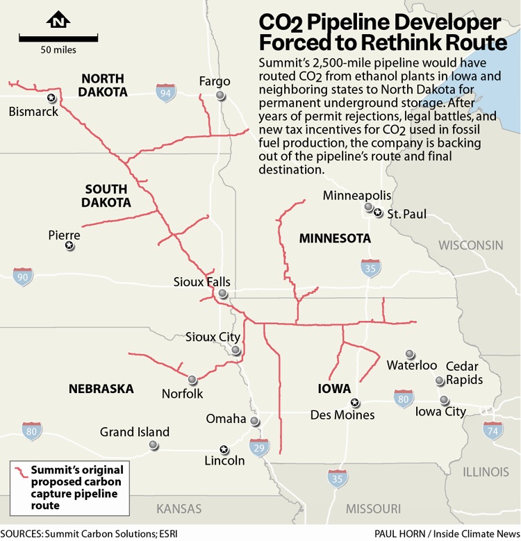 Summit Carbon Solutions map