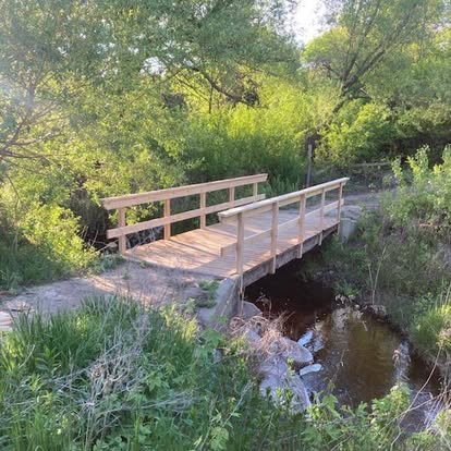 One of three bridges that have been replaced in Lake Hiddenwood Recreation Area since a 2018 flood. Aberdeen Insider photo by Shannon Marvel.