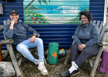Ori Zorrilla Castro and Andrea Sanchez Amparo operate Isla Restaurante, a drive-thru hut at 15 Sixth Ave. S.W., which they opened in August 2025. Isla Restaurante serves Caribbean food. Aberdeen Magazine photo by Angie Cleberg.