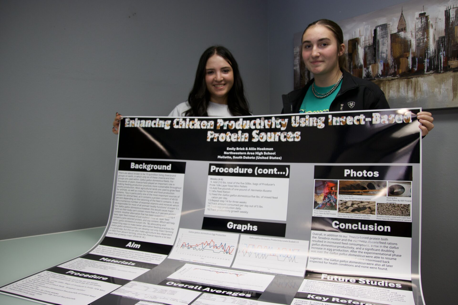 Northwestern Students Present Chicken Feed Project At International Science Fair