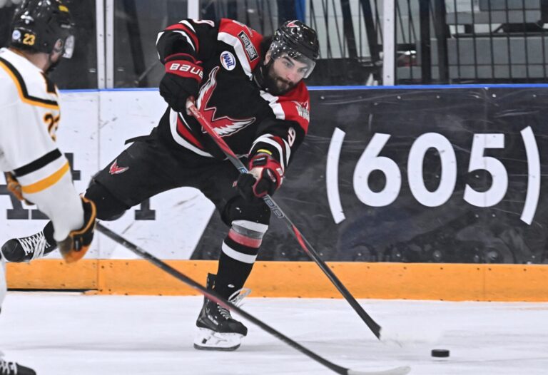 AberdeenAberdeen forward Anthony Ciaramitaro puts a shot on goal during Game 4 of the Wings Robertson Cup playoff series against the Austin Bruins Saturday, May 9 at the Odde Ice Center. Austin won 4-2 to set up Game 5 in which Ciaramitaro scored the only Aberdeen goal in a 2-1 loss on Monday, May 11 in Austin, Minn. Aberdeen Insider photo by Robb Garofalo. forward Anthony Ciaramitaro puts a shot on goal during Game 4 of the Wings Robertson Cup playoff series against the Austin Bruins Saturday, May 9 at the Odde Ice Center. Austin won 4-2 to set up Game 5 in which Ciaramitaro scored the Aberdeen only goal in a 2-1 loss on Monday, May 11 in Austin, Minn. Aberdeen Insider photo by Robb Garofalo.