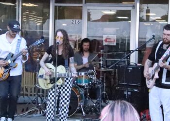 Starling and the Call Boys, seen here performing at the Red Rooster, will be the featured entertainment at Kuhnert Arboretum on Tuesday, June 2. Aberdeen Insider photo by Elisa Sand.