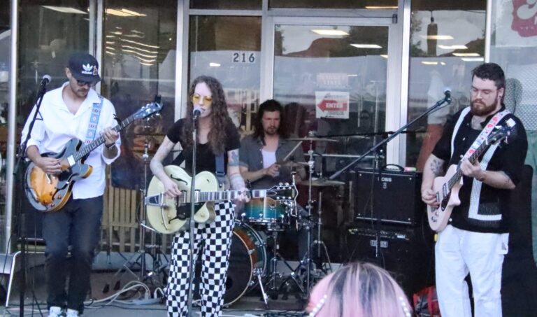 Starling and the Call Boys, seen here performing at the Red Rooster, will be the featured entertainment at Kuhnert Arboretum on Tuesday, June 2. Aberdeen Insider photo by Elisa Sand.